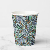 胡麻 | Oscar the Grouch Pattern 紙コップ (左)