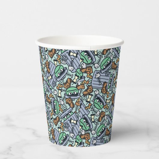 胡麻 | Oscar the Grouch Pattern 紙コップ (右)
