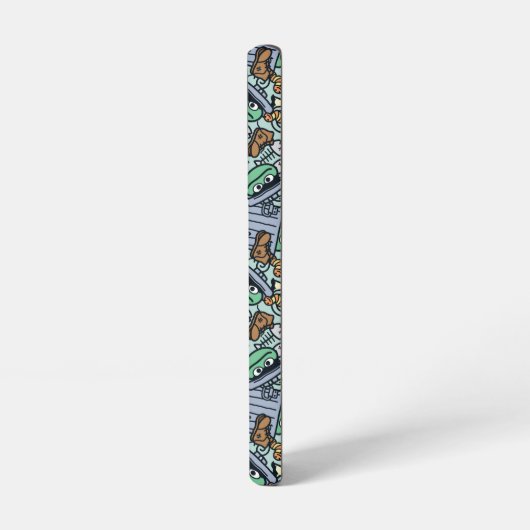 胡麻 | Oscar the Grouch Pattern Samsung Galaxyケース (左側面)