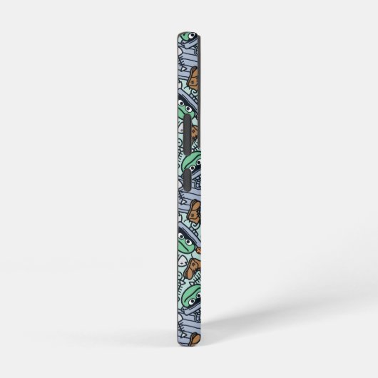 胡麻 | Oscar the Grouch Pattern Samsung Galaxyケース (右側面)