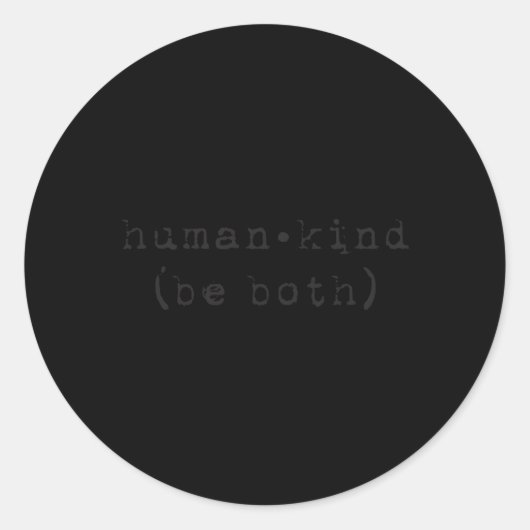 胡kind両方のアンチのいじめHukind ラウンドシール (正面)