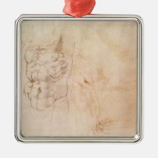 胴の勉強 メタルオーナメント (正面)