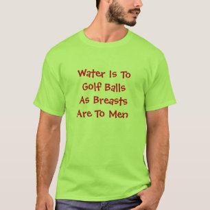 胸およびゴルフ Tシャツ