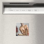 胸が空いている野球選手 マグネット (インサイチュ (食洗機))