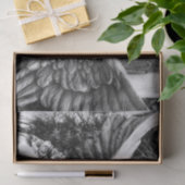 胸にバラを抱えた美しい天使 薄葉紙 (ギフト)