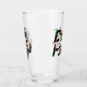 胸のダーツボード熱 タンブラーグラス (左)