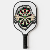 胸のダーツボード！ ピックルボールラケット (正面)