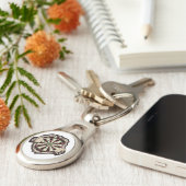 胸のダーツボード！ランチョンマット キーホルダー (側面)