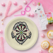 胸のダーツボード！ランチョンマット ペーパープレート (パーティー)