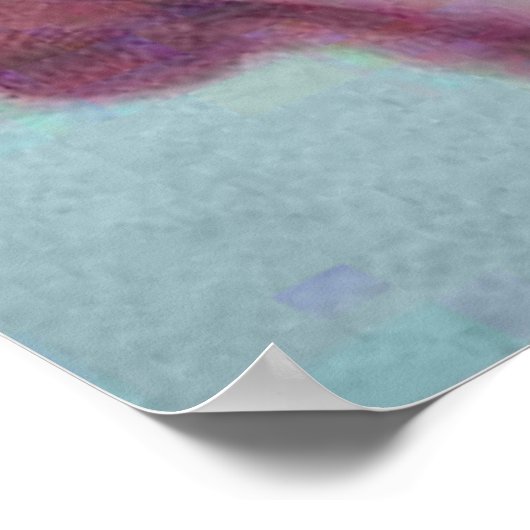 胸のポスターに腕を上げたイエス ポスター (角)