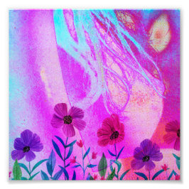 胸の花 フォトプリント           