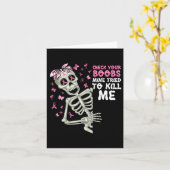 胸をチェックして 私のマインは私を殺そうとした カード (黄色い花)