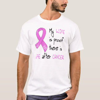 胸カリフォルニアの妻の後の生命 Tシャツ