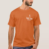 胸ポケットロゴスタッフバック Tシャツ (正面)