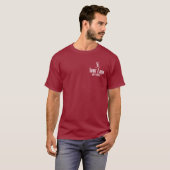 胸ポケットロゴ チームリーダー バック Tシャツ (正面フル)