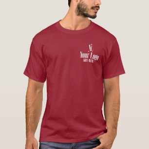 胸ポケットロゴ チームリーダー バック Tシャツ