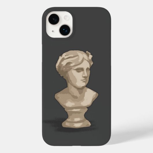 胸像アート iPhoneケース Case-Mate iPhoneケース (裏面)