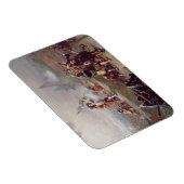 胸壁の格納(キャンバス上の油) マグネット (右側)