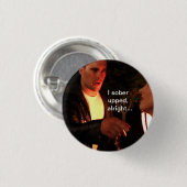 胸当てのデンマーク人ボタン 缶バッジ (正面&裏面)