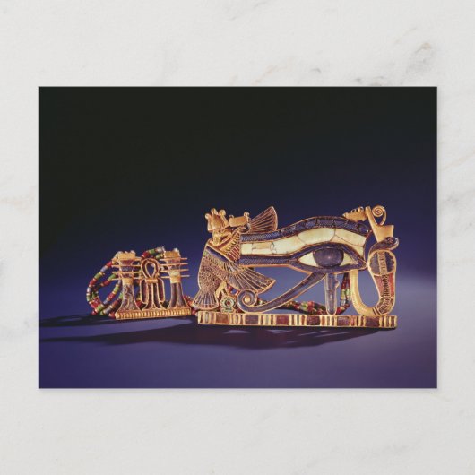 胸柱の胸部と胸部の眼部 ポストカード (正面)