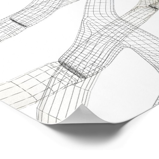 胸椎骨2 ポスター (角)