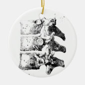 胸椎 セラミックオーナメント (正面)