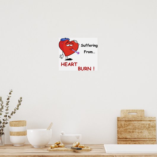 胸焼け ポスター (キッチン)