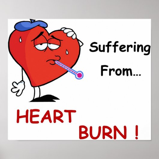 胸焼け ポスター (正面)