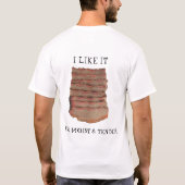 胸肉のワイシャツ Tシャツ (裏面)