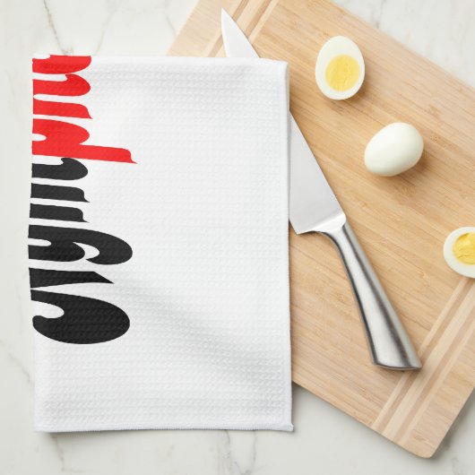 胸腺狂 キッチンタオル (四つ折り)