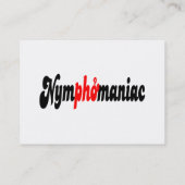 胸腺狂 名刺 (裏面)