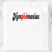 胸腺狂 楕円形シール (バッグ)