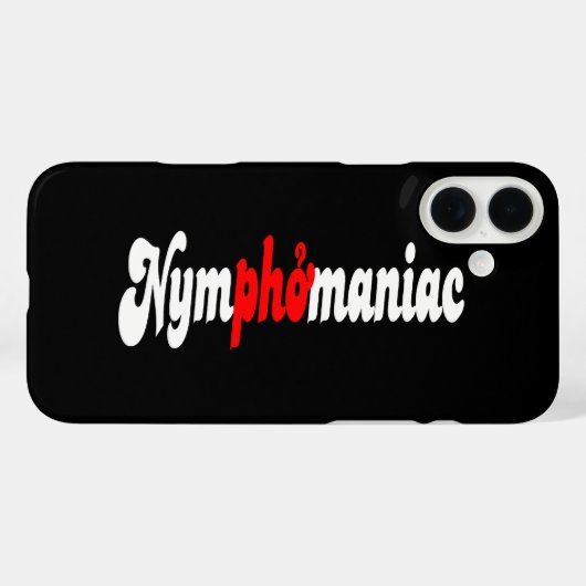 胸腺狂 Case-Mate iPhoneケース (裏面 (横))