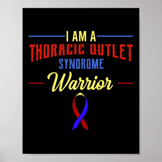 胸部アウトレット症候群認識度提唱者Tos Wa ポスター (正面)