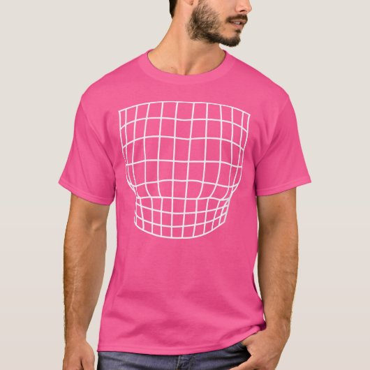 胸部拡大オプティカルイリュージョン Tシャツ (正面)