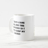 胸郭の肺及びハート コーヒーマグカップ (正面左)