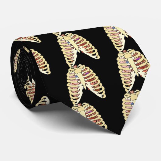 胸郭の肺及びハート ネクタイ (ロール)