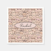 胸 スタンダードカクテルナプキン (正面)