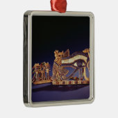 胸Djedの柱および胸wedjetの目 メタルオーナメント (右)