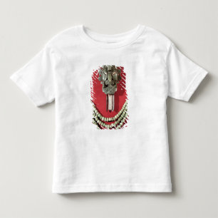 胸Zapotecマスクの表現の型枠 トドラーTシャツ