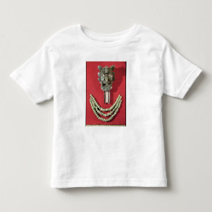 胸Zapotecマスクの表現の型枠 トドラーTシャツ