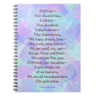 能力ない不能の詩80のページのノート ノートブック