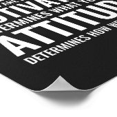 能力のモチベーションと態度 |やる気を起こさせる引用文 ポスター (角)