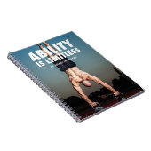 能力は無限 – トレーニング やる気を起こさせる ノートブック (右側)