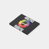 能力は障害を上回り、多様性メッセージ ポストイット (アングル)