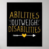 能力は障害を上回る自閉症意識M ポスター (正面)