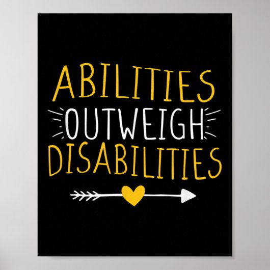 能力は障害を上回る自閉症意識M ポスター (正面)