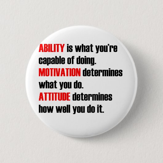 能力刺激の態度 缶バッジ (正面)