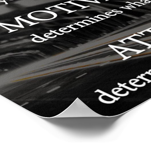 能力、動機、態度 ポスター (角)