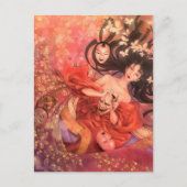 能日本の面ファンタジー絵葉書 ポストカード (正面)